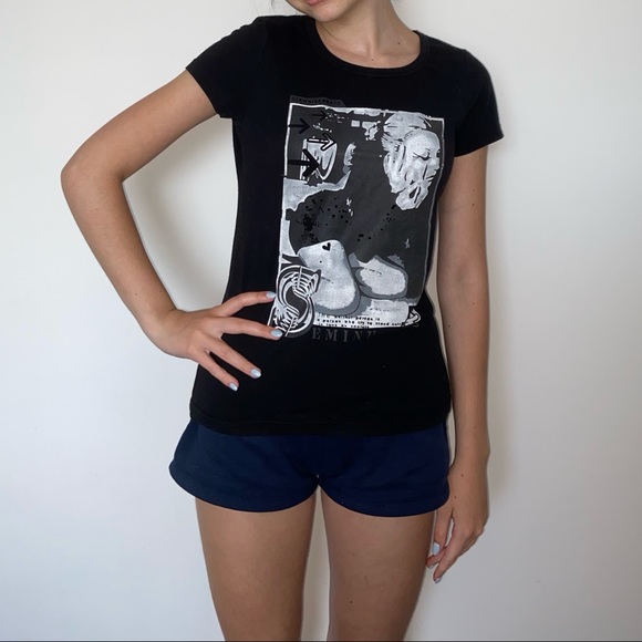 Black Graphic Tee - Picture 1 of 4